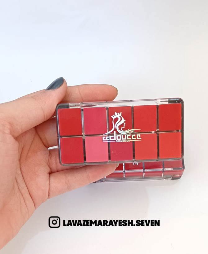 پالت رژلب 10 رنگ دوسه Doucce Lipstick سری AوB