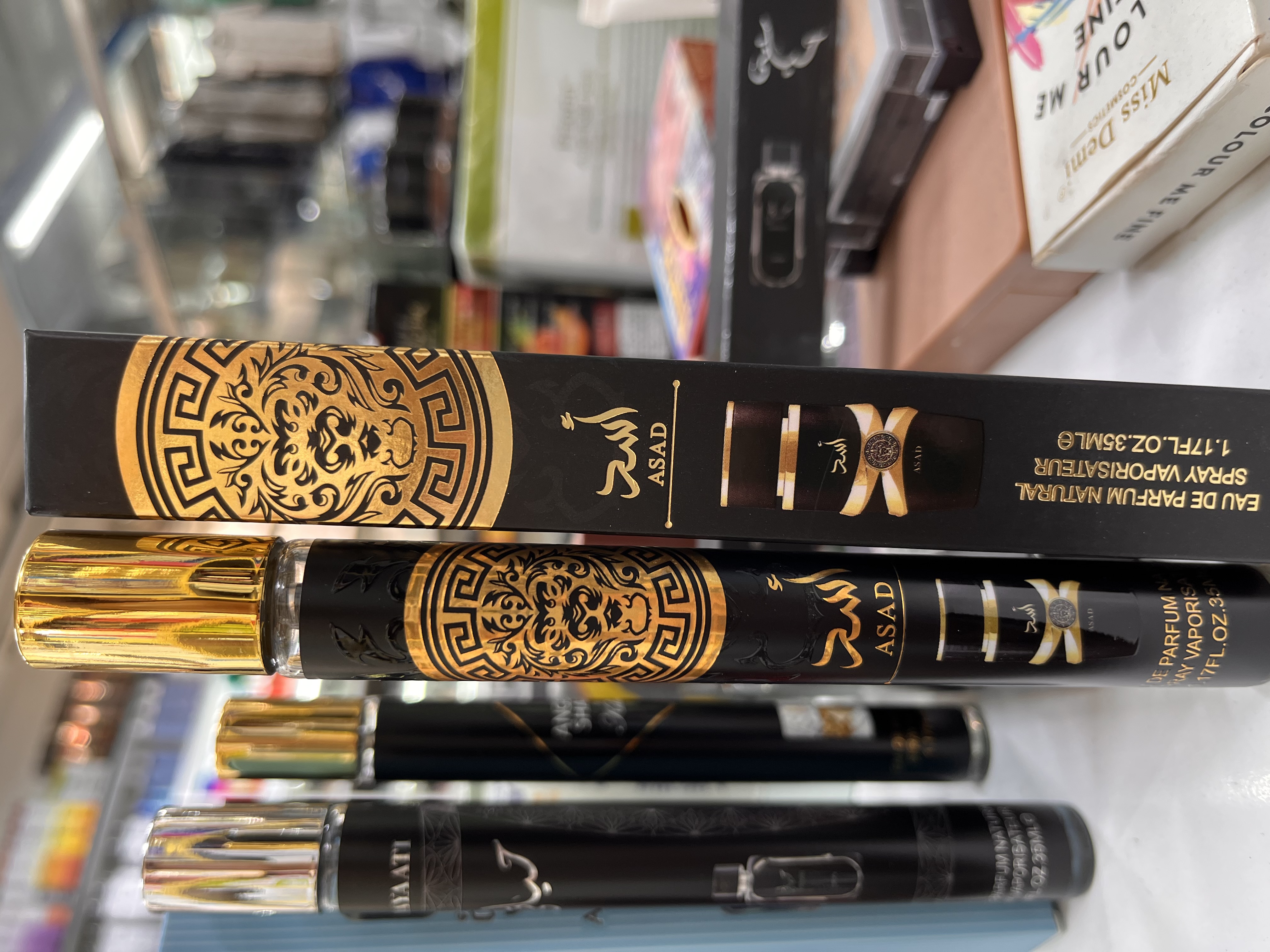 عطر ادکلن مردانه اسد- حجم 35 میل مدل جیبی اماراتی اورجینال