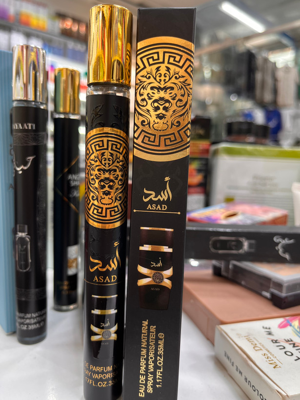 عطر ادکلن مردانه اسد- حجم 35 میل مدل جیبی اماراتی اورجینال